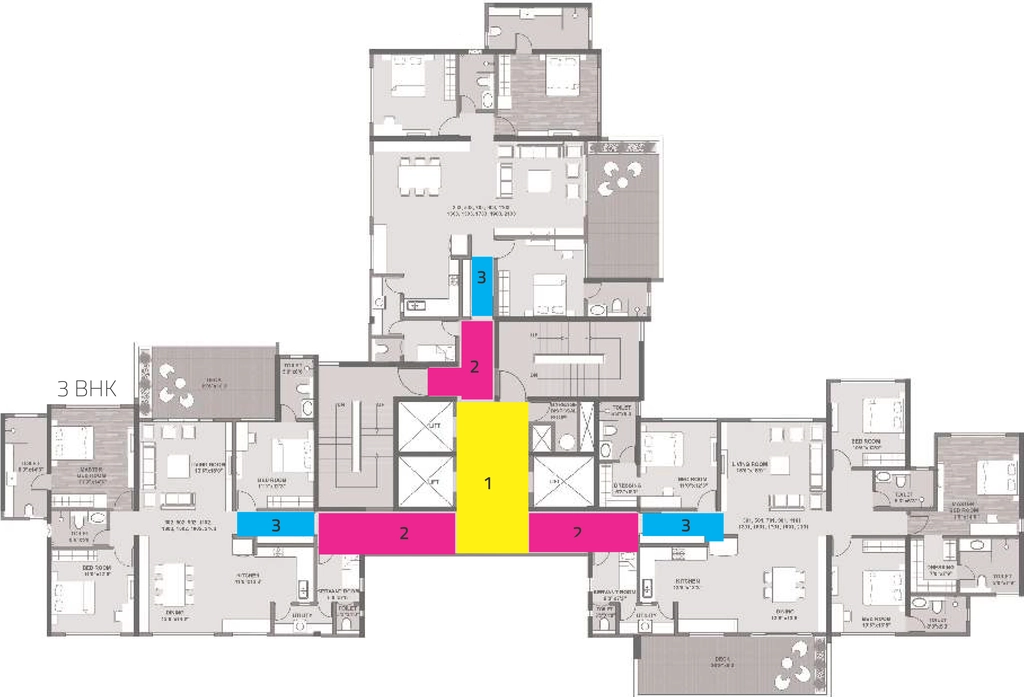 Floor Plan of Tuscan Estate Signature Meadows in Kharadi, Pune - Image 358318