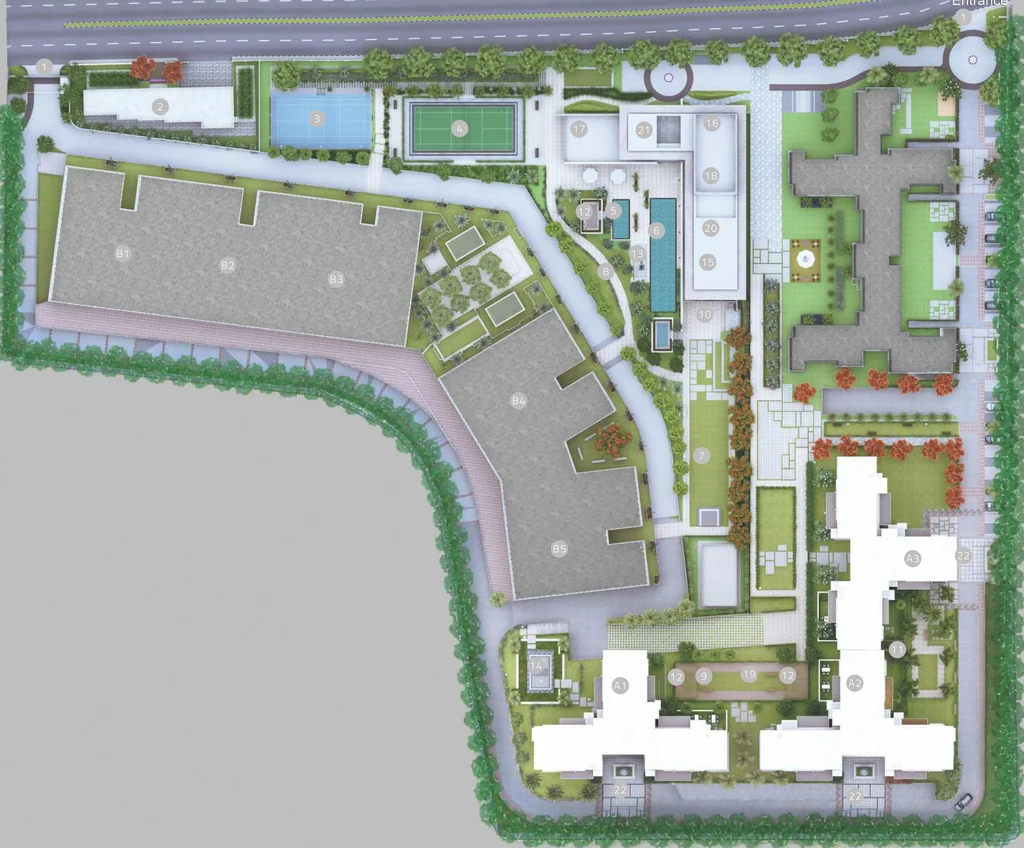 Master Plan of Tuscan Estate Signature Meadows in Kharadi, Pune - Image 358317