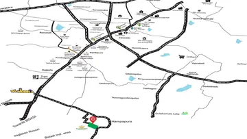 Location of Nischitha Rajathadri Green City - Image 356293