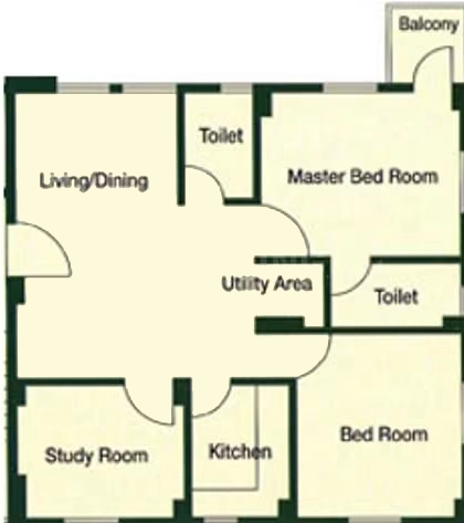 2 BHK Flat in Bengal Peerless Avishikta in EM Bypass, Kolkata - Image 903701