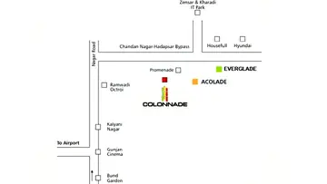Location of BU Bhandari Colonnade - Image 358739