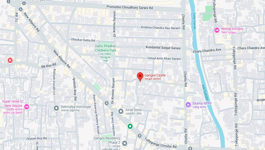 Location of Ganges Castle in Alipore, Kolkata - Image 370551