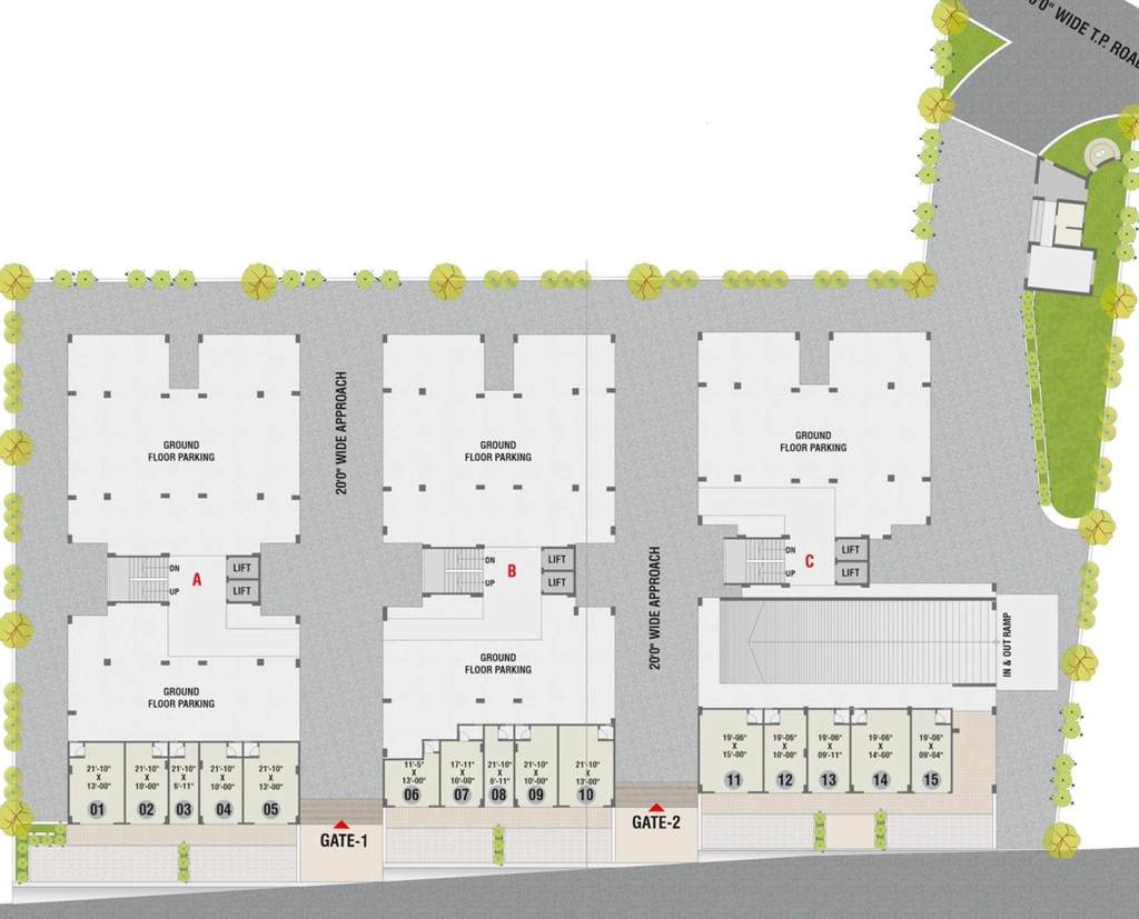 Master Plan of Bhakti Elegance in Nava Naroda, Ahmedabad - Image 357948