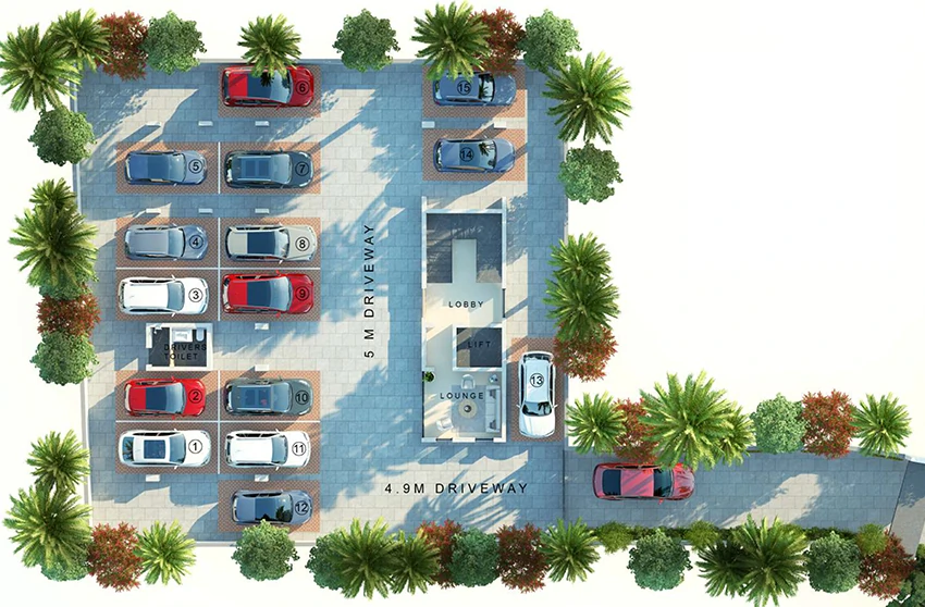 Master Plan of Bluemoon Aurora in Alwarpet, Chennai - Image 356579
