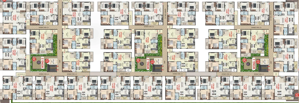 Floor Plan of Suvrith Shelter in Electronic City, Bangalore - Image 356685