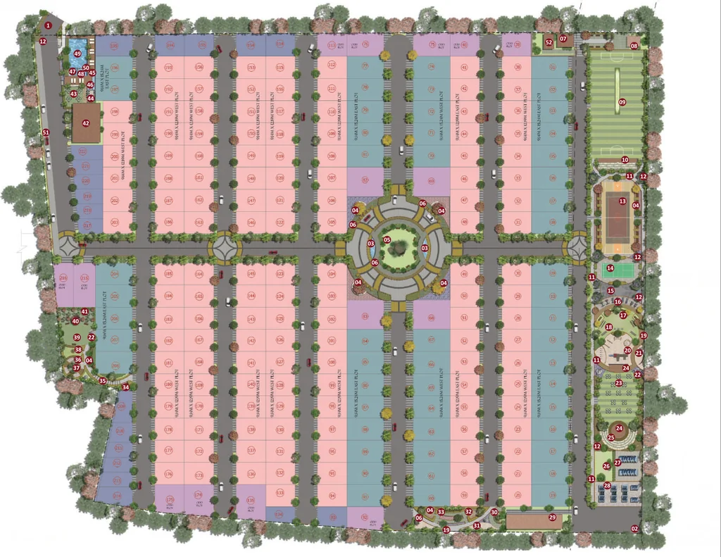 Master Plan of Trendcon Aurelius Phase 1 in Varthur, Bangalore - Image 356698