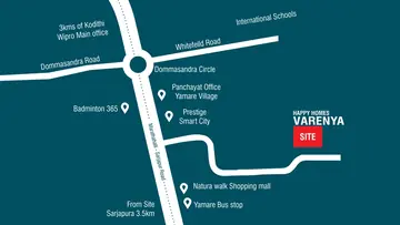 Location of Trishul Happy Homes Varenya - Image 356704