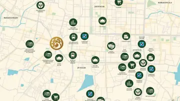Location of Vaishnavi AT One Krishna Brindavan - Image 356718