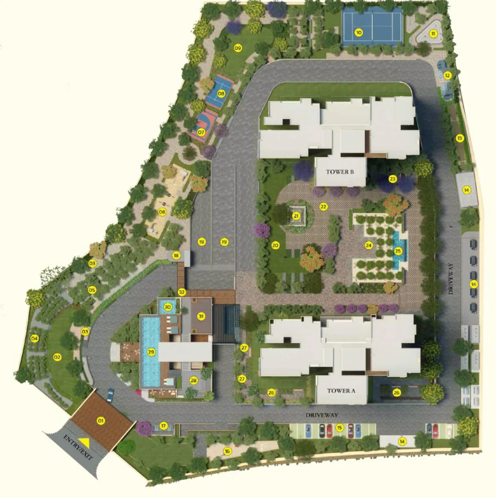 Master Plan of Vaishnavi AT One Krishna Brindavan in Banashankari, Bangalore - Image 356717