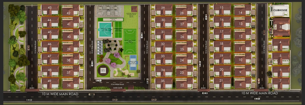 Master Plan of Royal Cinnamon Citadel in Kanakapura, Bangalore - Image 356748