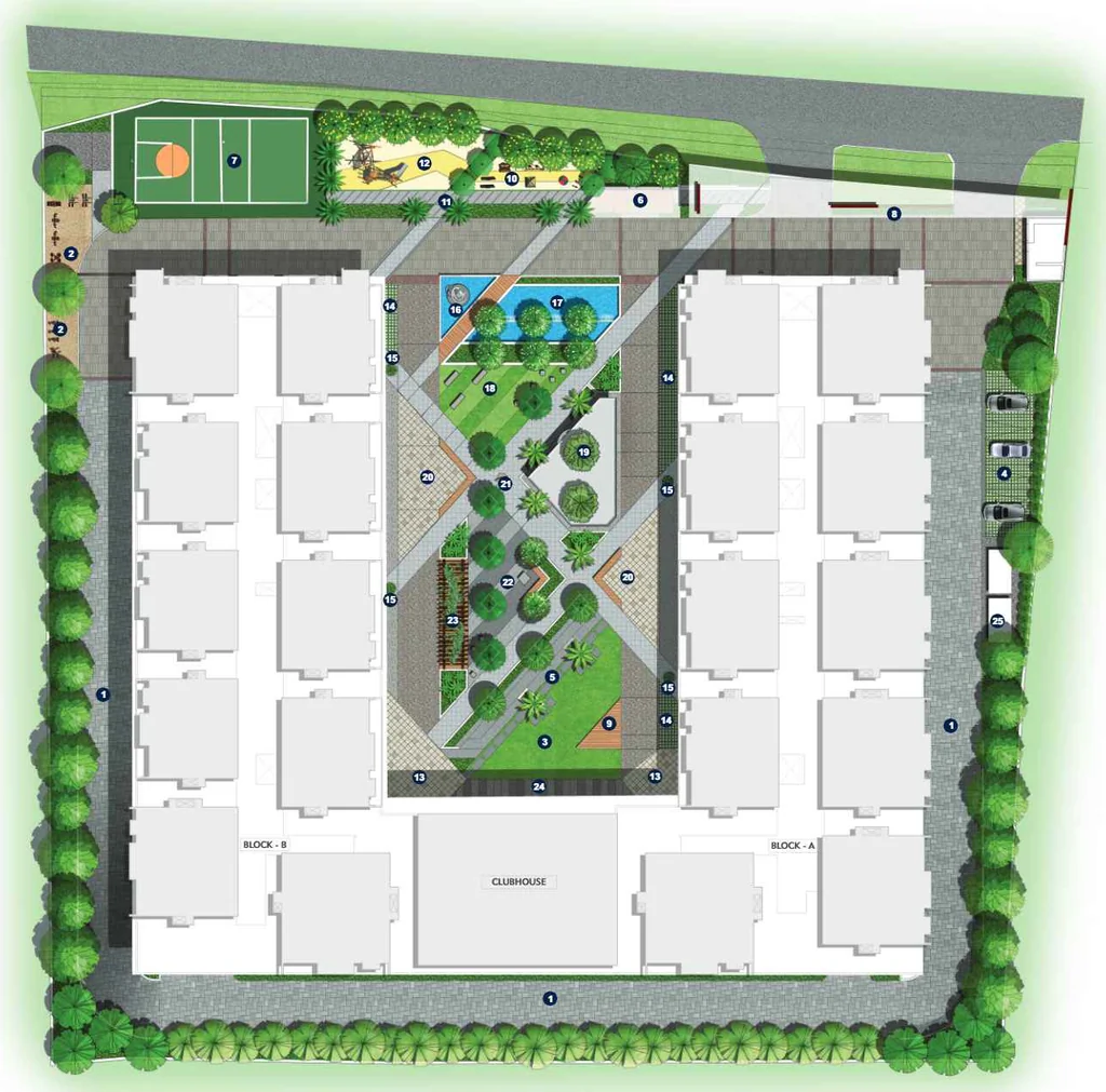 Master Plan of SB Urban Park in Thanisandra, Bangalore - Image 356800