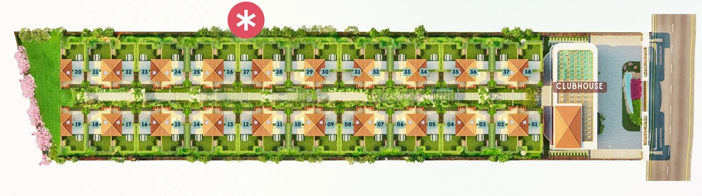 Master Plan of Navavedam Soul Street in Budigere Cross, Bangalore - Image 356820