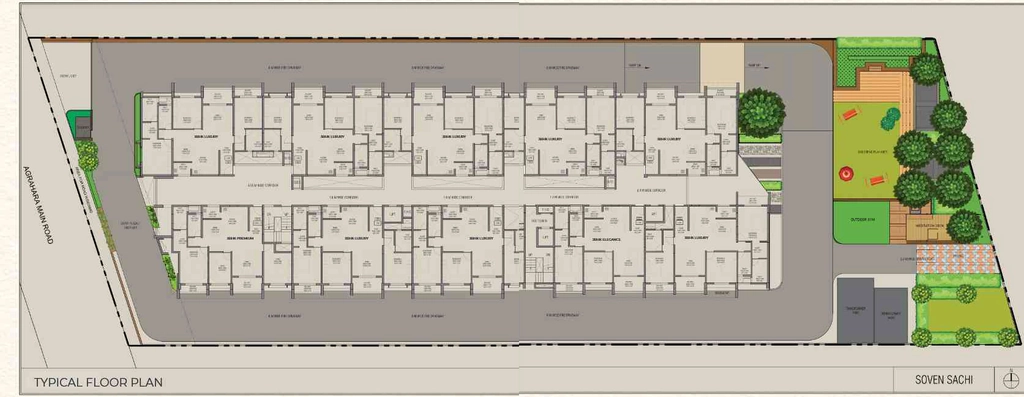 Master Plan of Soven Sachi in Yelahanka, Bangalore - Image 356839