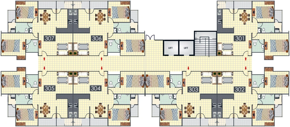 Floor Plan of Satya Prakash Nice Space in Badwai, Bhopal - Image 367775