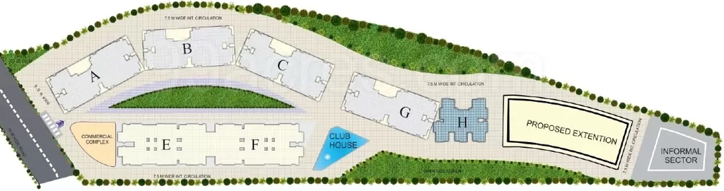 Master Plan of Satya Prakash Nice Space in Badwai, Bhopal - Image 367774