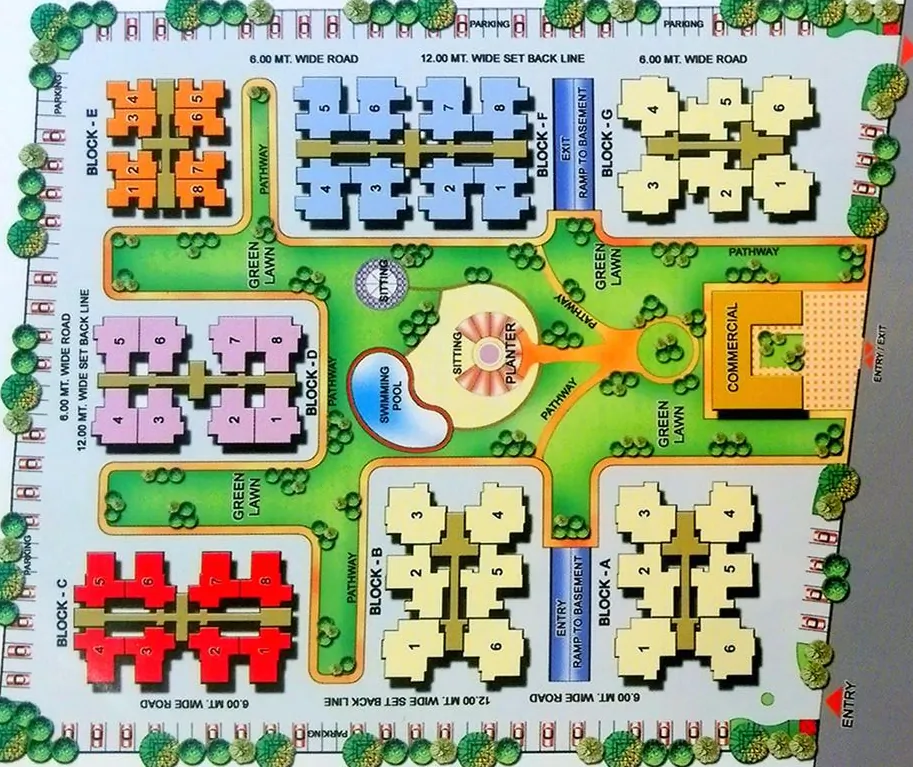 Master Plan of Emenox Brave Hearts in Raj Nagar Extension, Ghaziabad - Image 368408