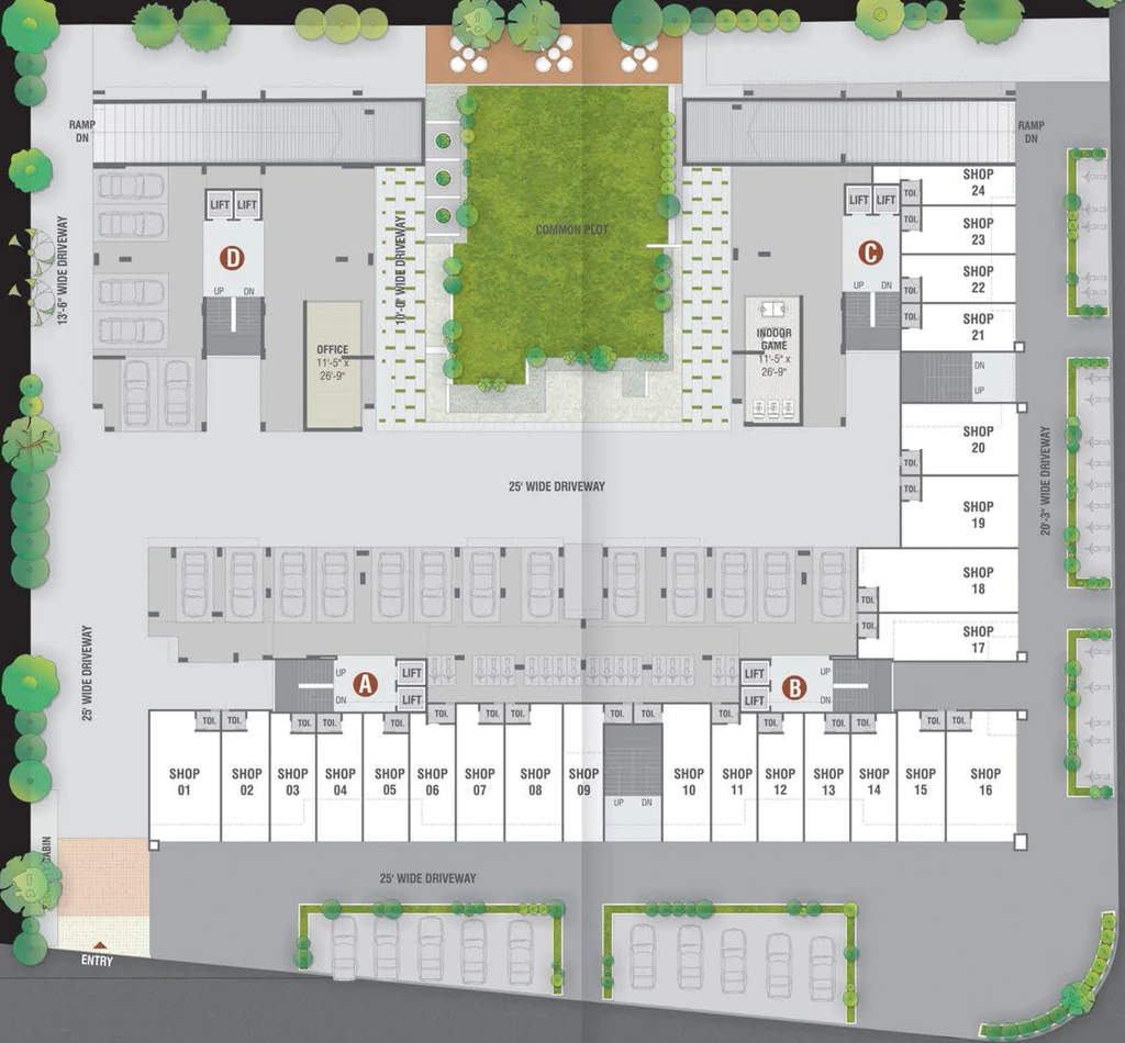Master Plan of Mahabal Casa the Status in Chandkheda, Ahmedabad - Image 358059