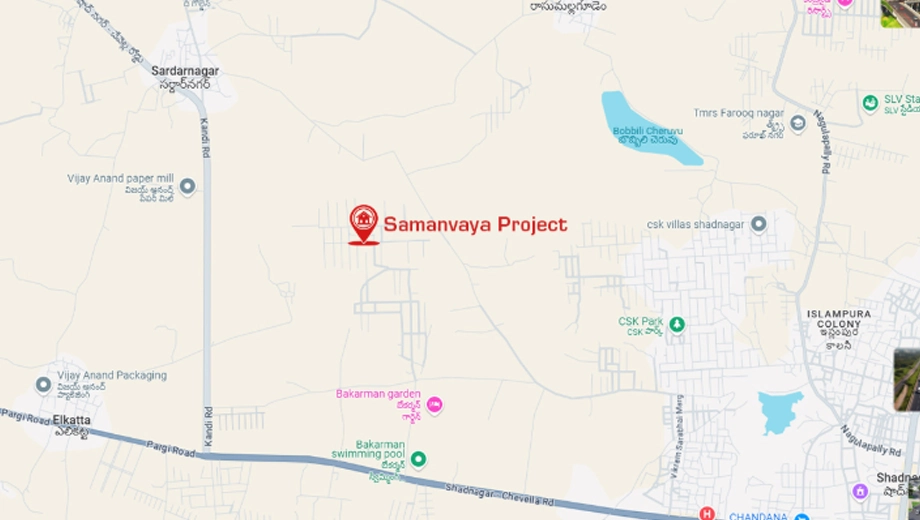 Location of Sri Krishna Samanvaya in Shadnagar, Hyderabad - Image 357075