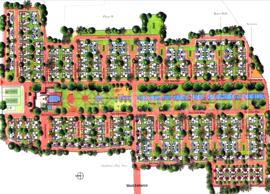 Master Plan of Prestige Ozone in Whitefield, Bangalore - Image 363497