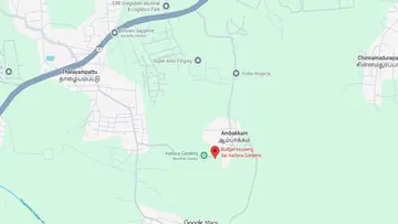 Location of Budget Sai Aadava Gardens - Image 357152