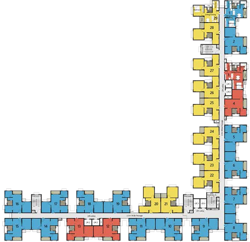 Floor Plan of Mahindra Happinest in Chengalpattu, Chennai - Image 357175
