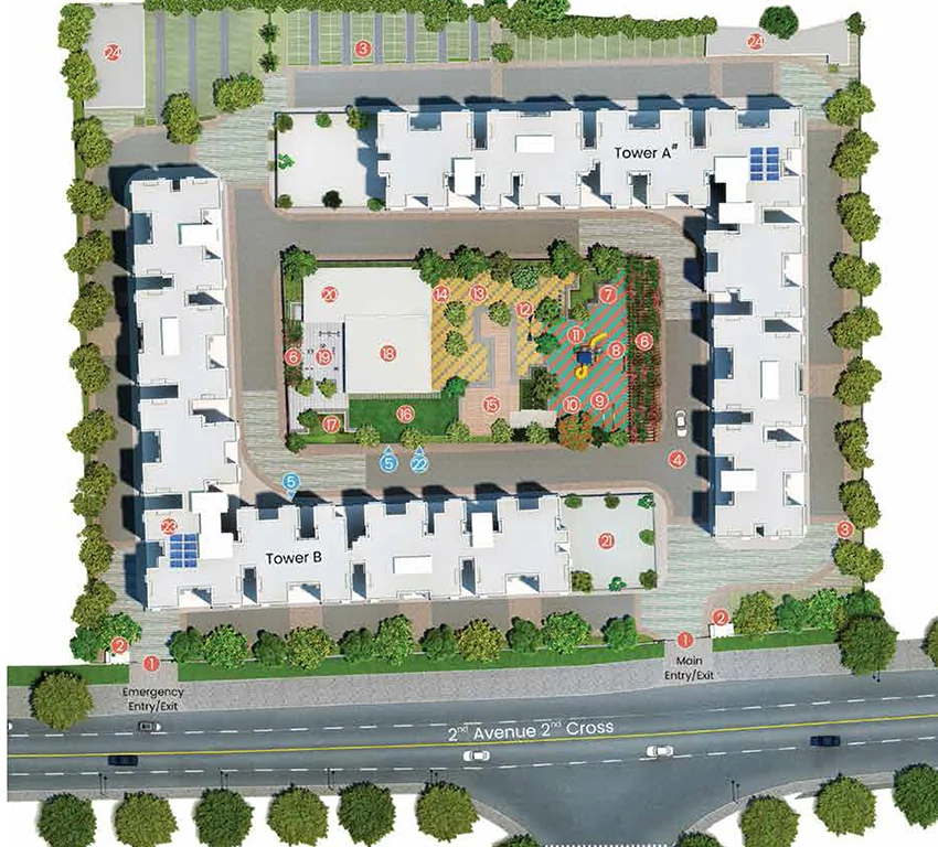 Master Plan of Mahindra Happinest in Chengalpattu, Chennai - Image 357176