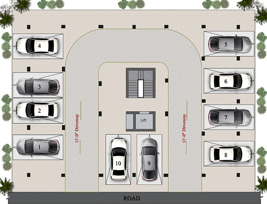 Master Plan of MS Charan Paradise in Perungudi, Chennai - Image 357218