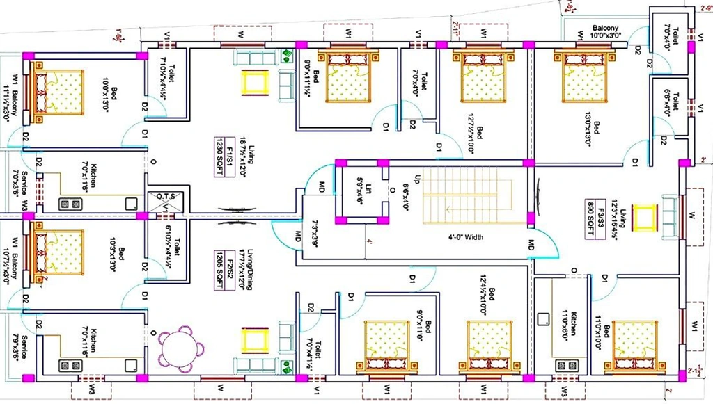 Floor Plan of RK Sai Varshini in Madipakkam, Chennai - Image 357233