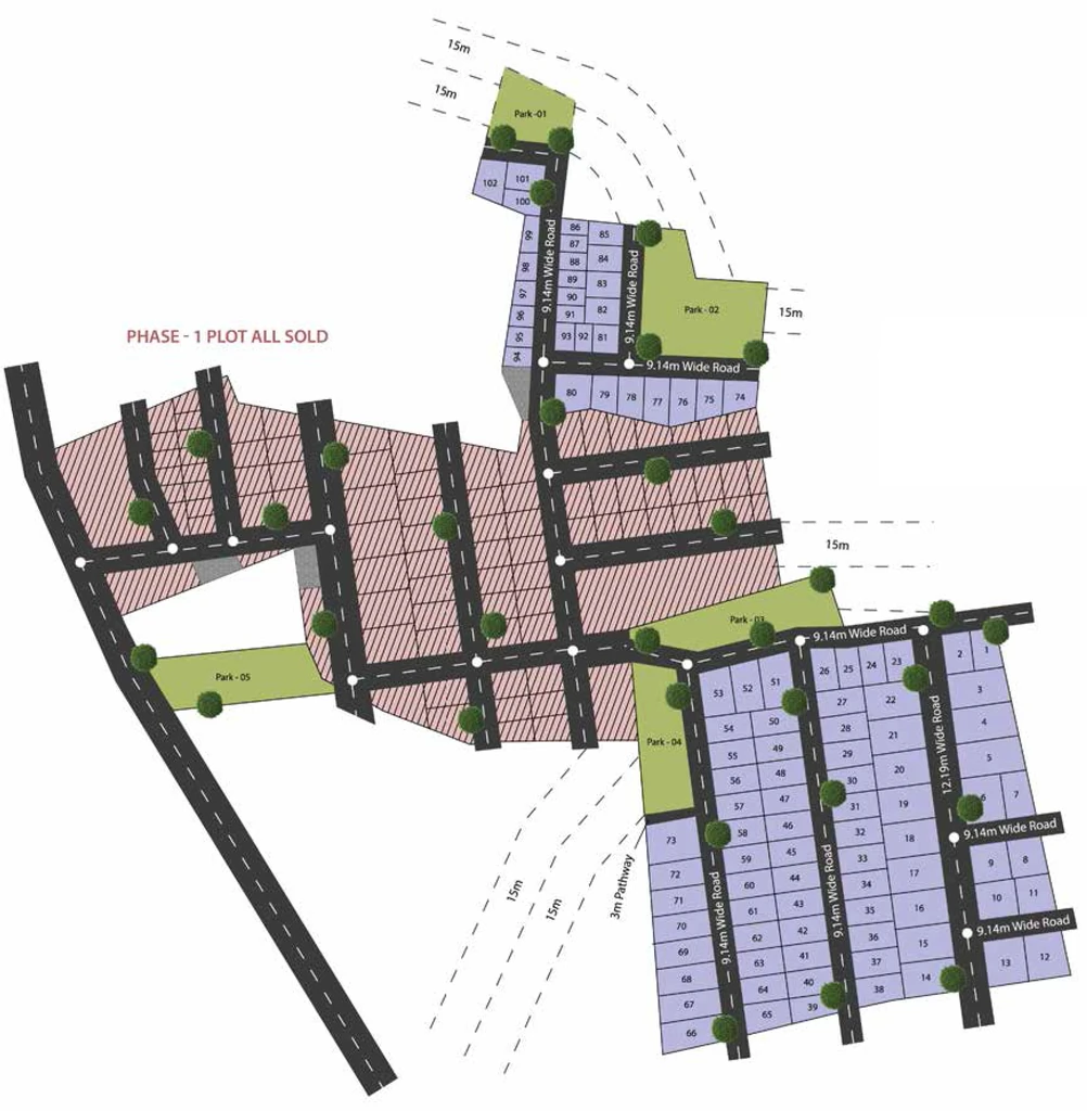 Master Plan of Sidvin Horizon By the Lake in Budigere Cross, Bangalore - Image 357313