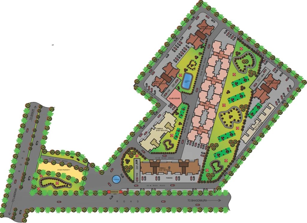 Master Plan of Sandwoods Opulencia in Mohali, Chandigarh - Image 367915