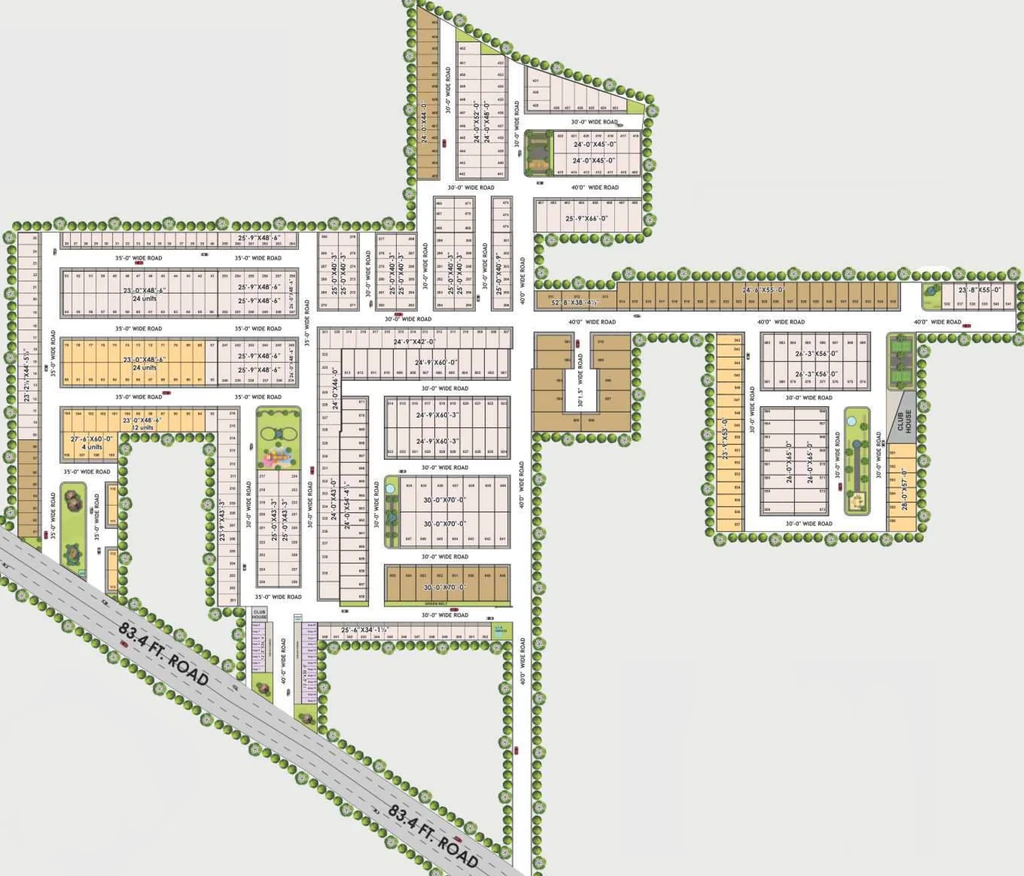 Master Plan of Riverdale Aerovista in Mohali, Chandigarh - Image 367935