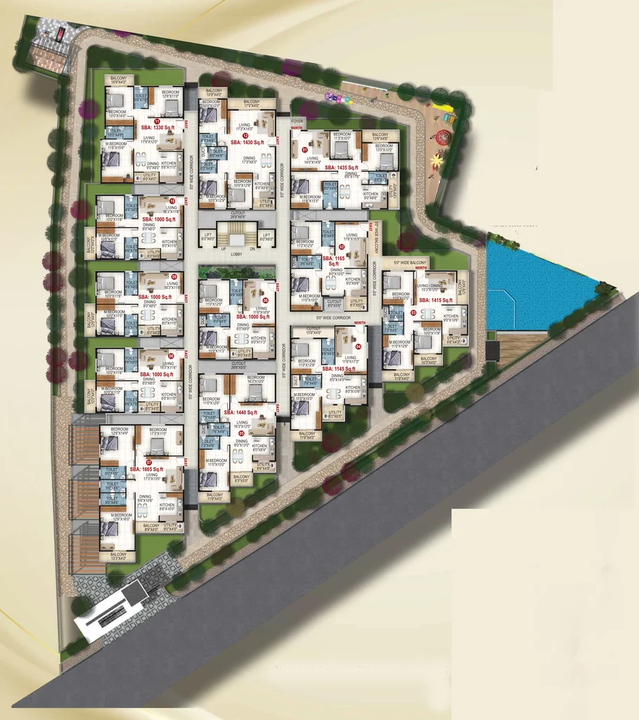 Master Plan of Mega Royal Enclave in Tumkur Road, Bangalore - Image 357368