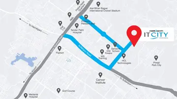 Location of Amrawati IT City - Image 368019