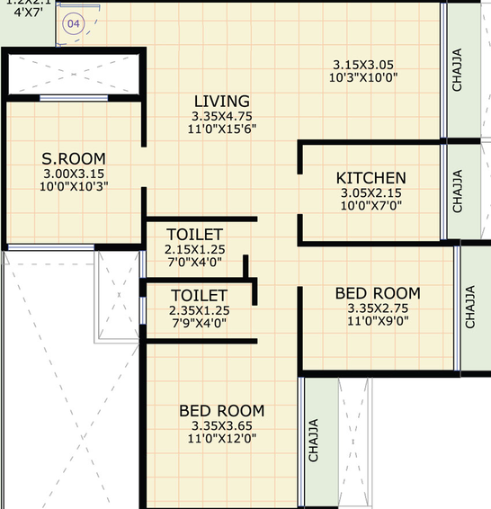 5 BHK Flat in Gami Asters in Ghansoli, Navi Mumbai - Image 467661
