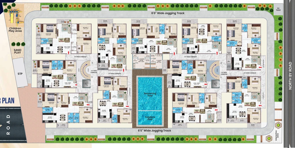 Master Plan of Sri Sai Nandana Crystal in Dommasandra, Bangalore - Image 357594