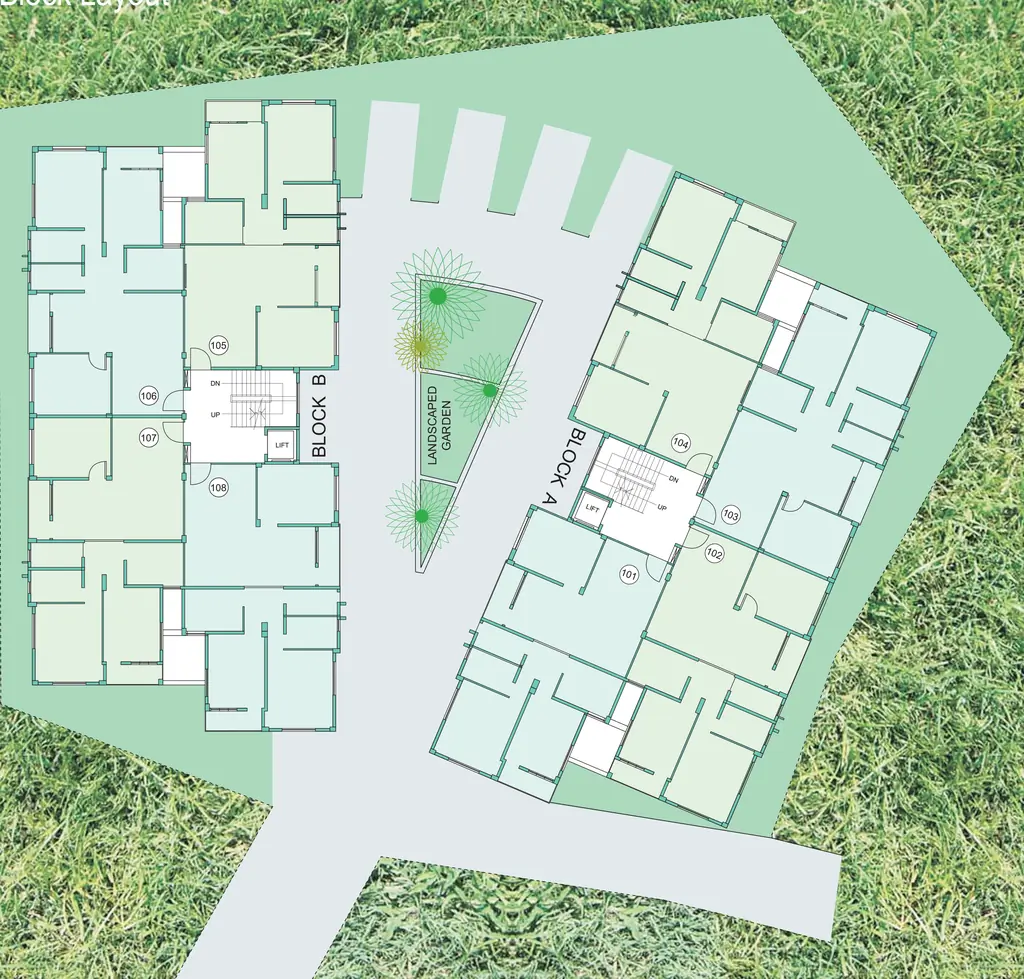 Master Plan of R K Utthan 2 in Chinar Park, Kolkata - Image 371105