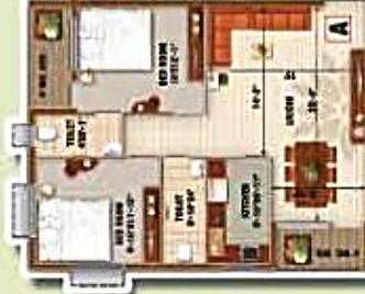 2 BHK Flat in Aspira Aashiyana in Rajarhat, Kolkata - Image 903689