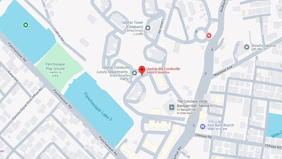 Location of Ambuja Upohar The Condoville in EM Bypass, Kolkata - Image 370511