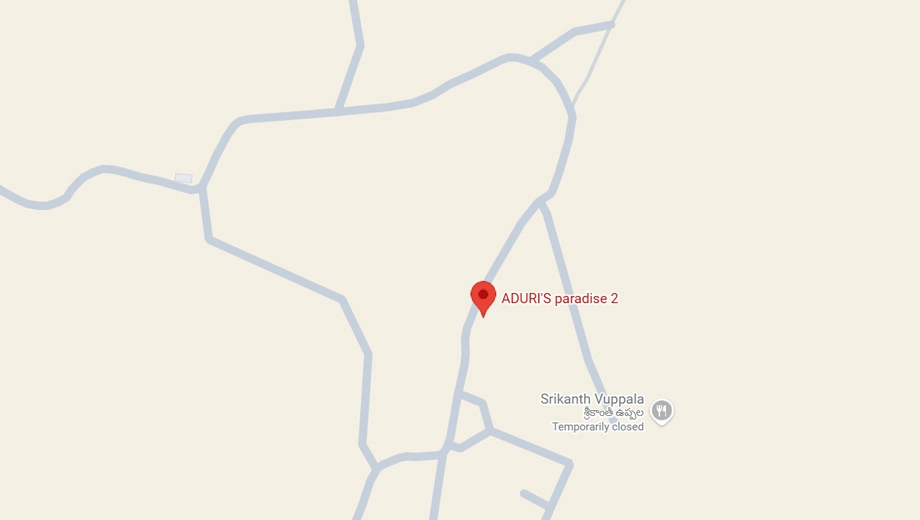 Location of Aduri Paradise 2 in Shadnagar, Hyderabad - Image 357733