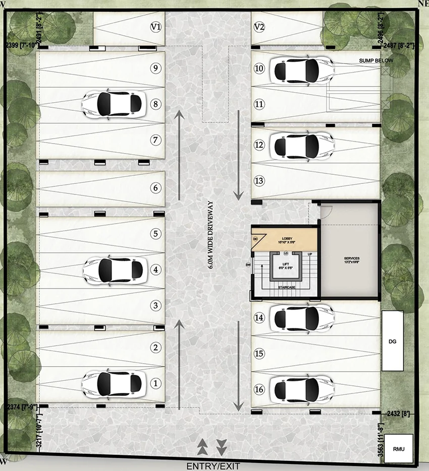 Master Plan of Alda Ayan in Thiruvanmiyur, Chennai - Image 357821