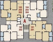 Floor Plan of SS Sai Sneh Residency in Motera, Ahmedabad - Image 358190