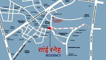 Location of SS Sai Sneh Residency - Image 358188