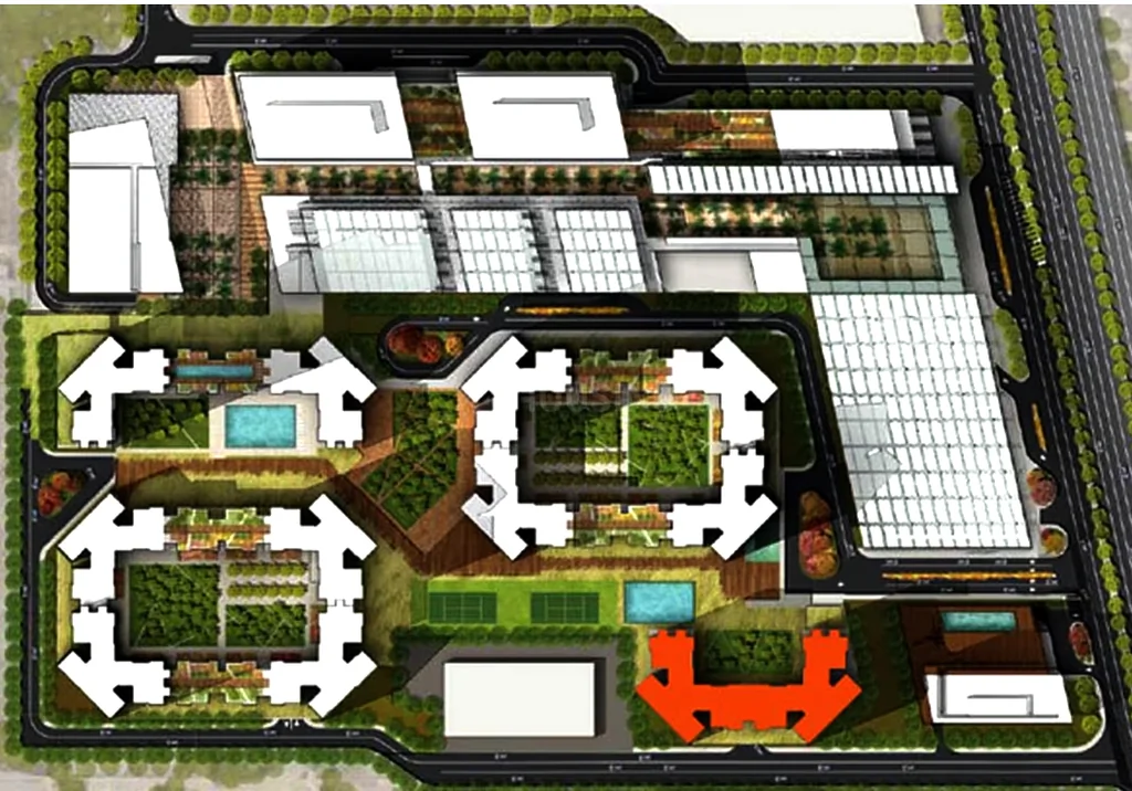 Master Plan of CCI Whitespring in Borivali East, Mumbai - Image 358242