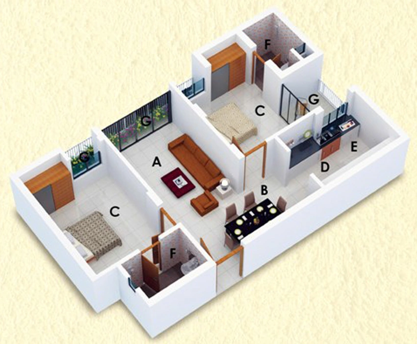 2 BHK Flat in Melonwood Manera in Edappally, Kochi - Image 893965