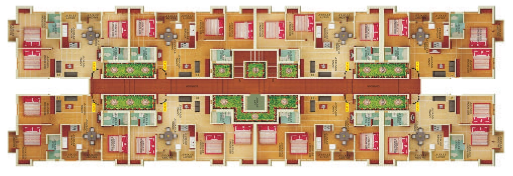 Floor Plan of Asvini Amanya in OMR, Chennai - Image 369281