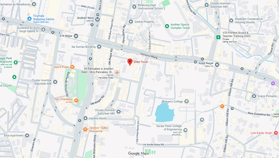 Location of Motwani Deep Tower in Andheri West, Mumbai - Image 358270