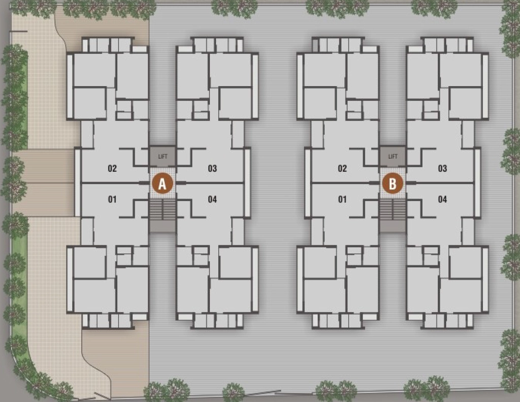 Floor Plan of Ratnam Garnet in Motera, Ahmedabad - Image 358173