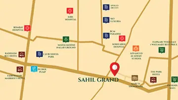 Location of Sahil Grand - Image 368822