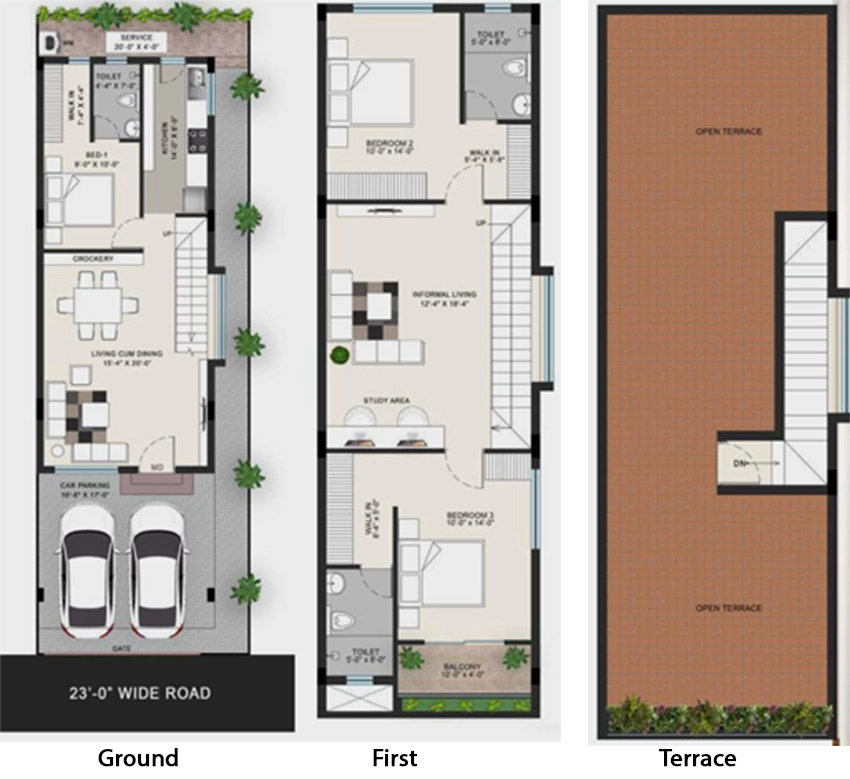 3 BHK House/Villa in Bora Opus in Siruseri, Chennai - Image 894260