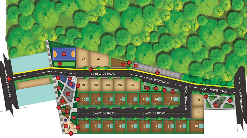 Master Plan of Quoins White Town Villas in Tambaram, Chennai - Image 358421